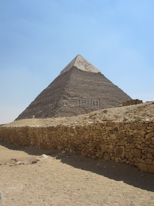 金字塔,埃及,沙漠