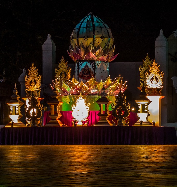 灯的节日,飘流,泰国北部
