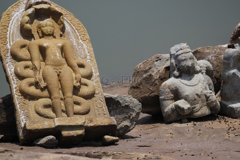 雕像,耆那教,印度