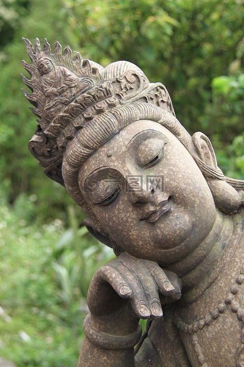 佛教,菩薩,石像