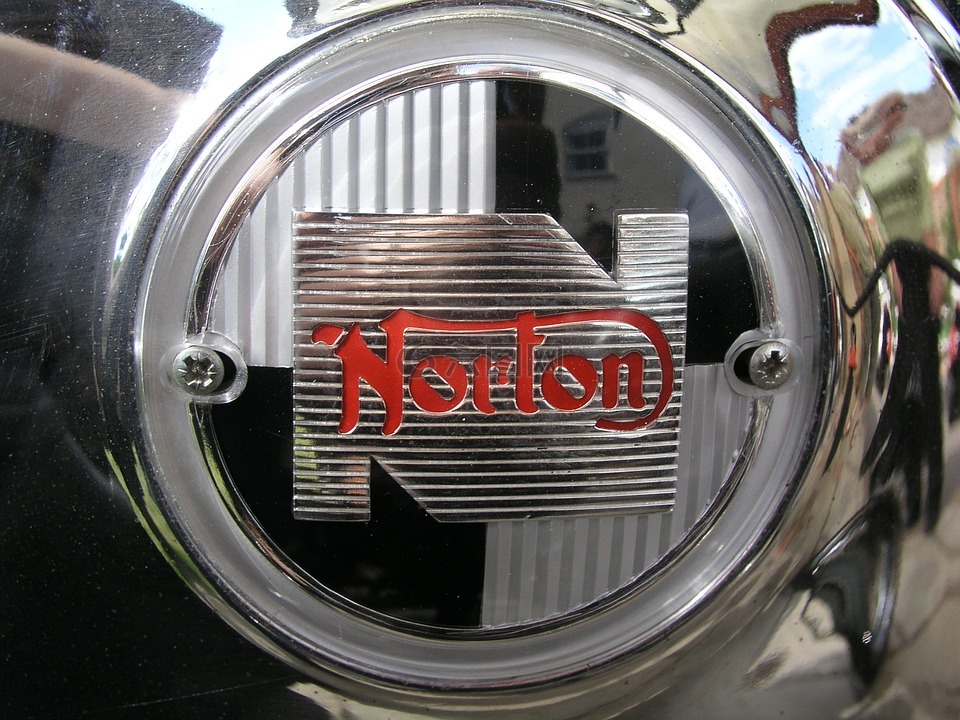 诺顿,自行车,徽章
