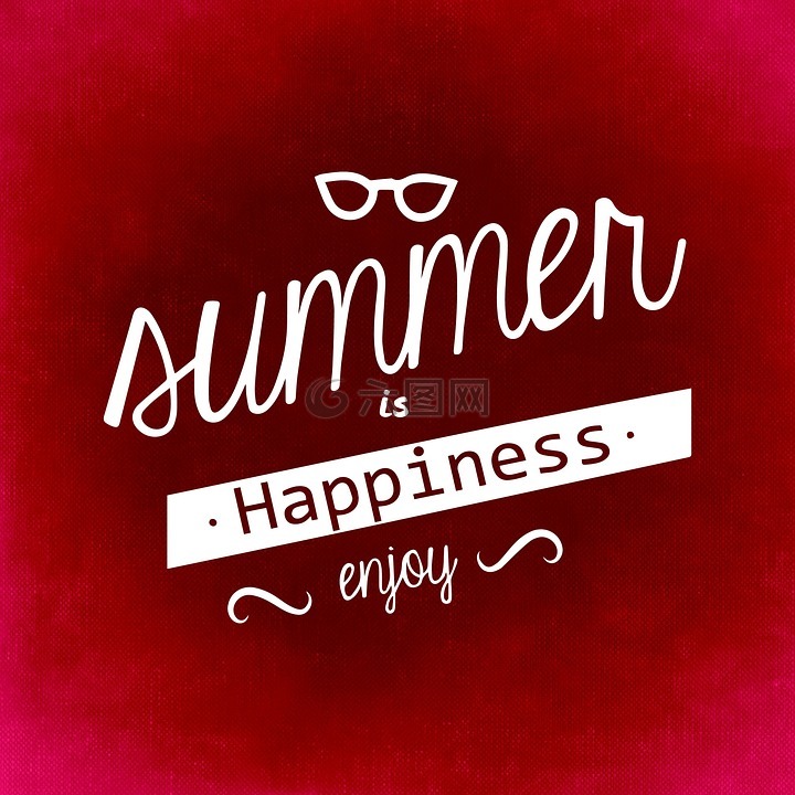 夏季,喜悦,快乐
