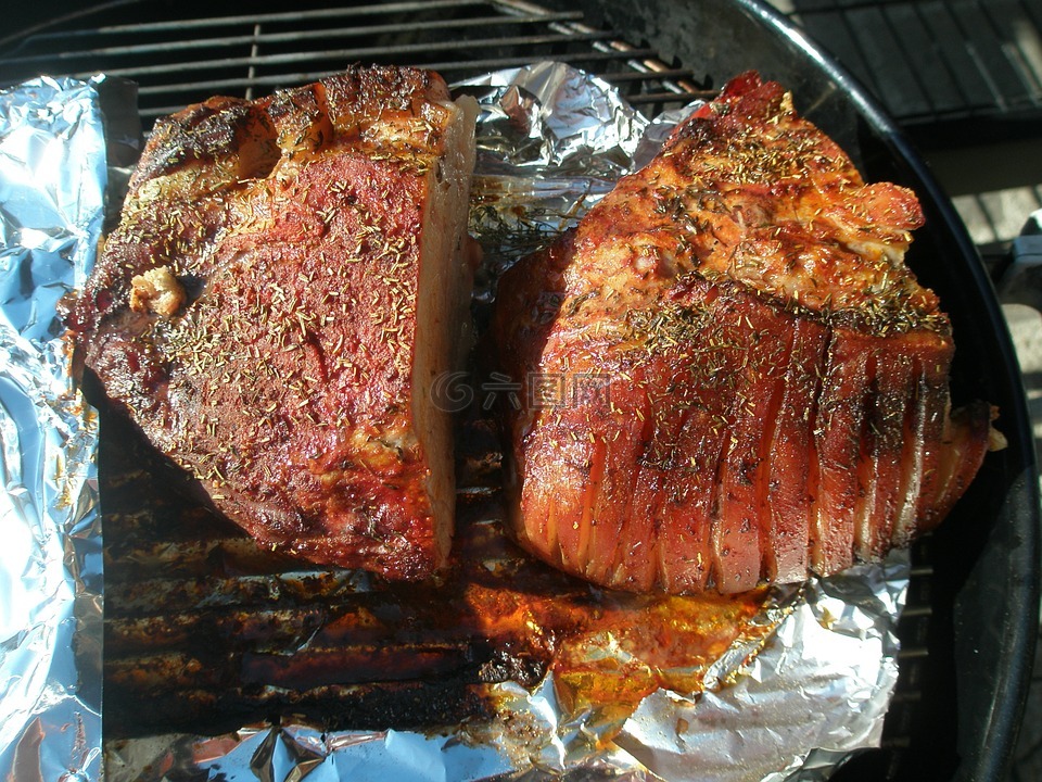 烤猪,肉,腭盛宴