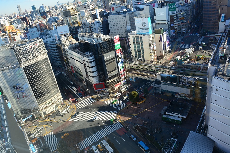 街景,高楼,涩谷
