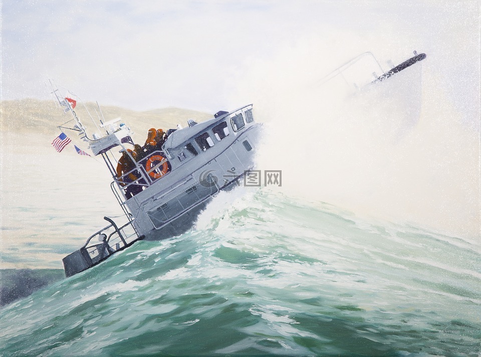 机动救生艇,冲浪,海岸警卫队