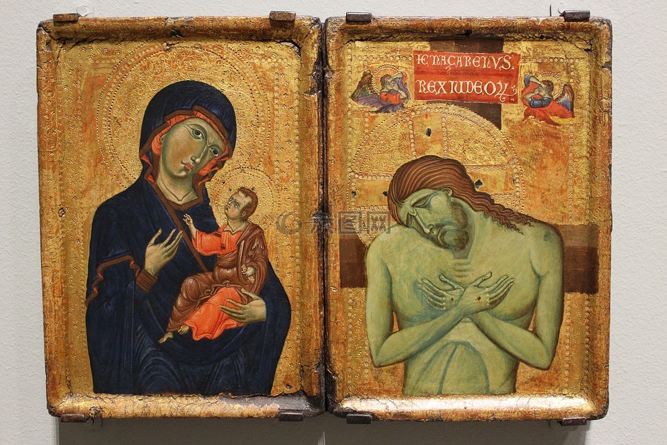 基督,中世纪,艺术