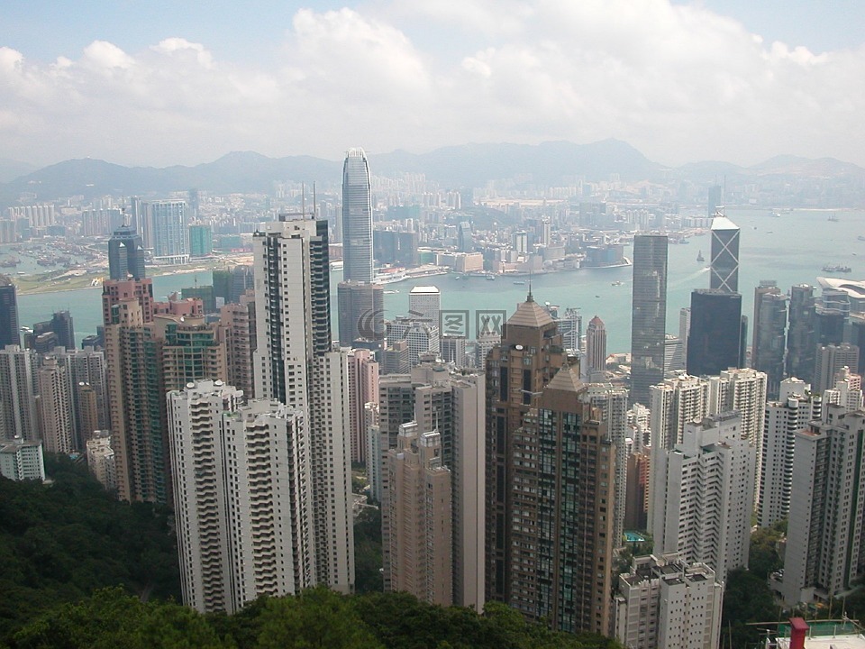 香港,城市,大城市