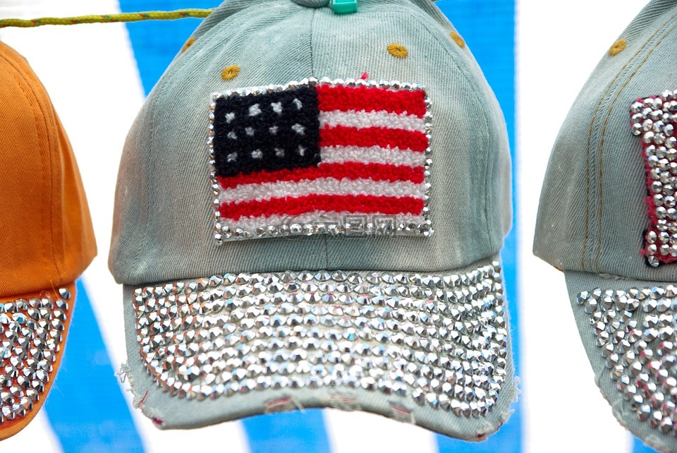 帽,美国,标志