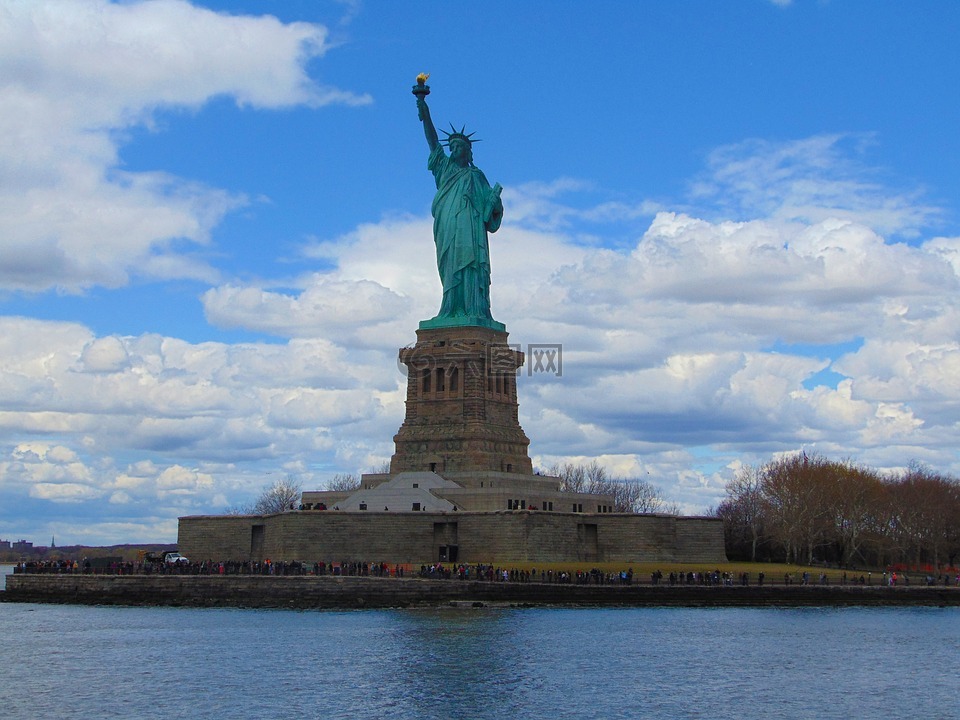 雕像,自由,美国