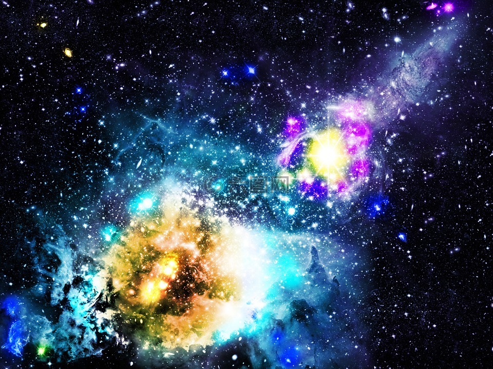 银河,深空,空间