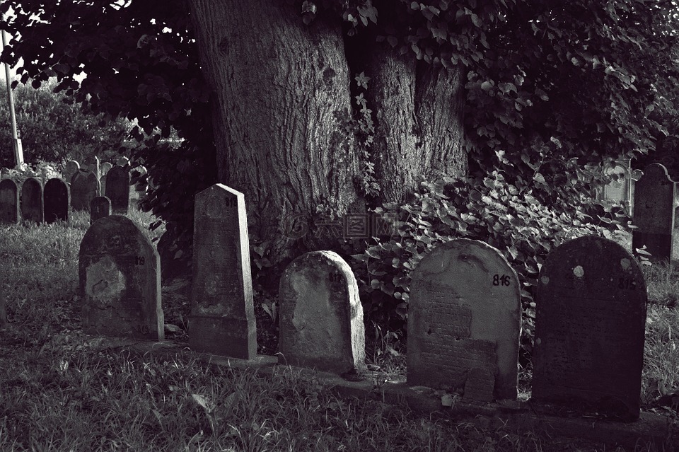 墓地,犹,墓石