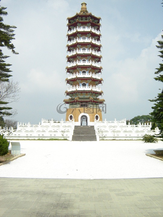 台湾,宝塔,亚洲