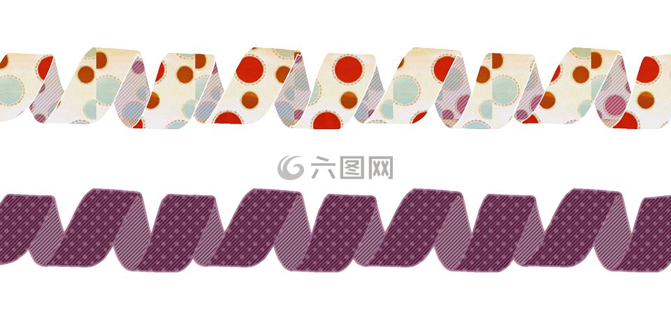 螺旋,蝴蝶结,丝带