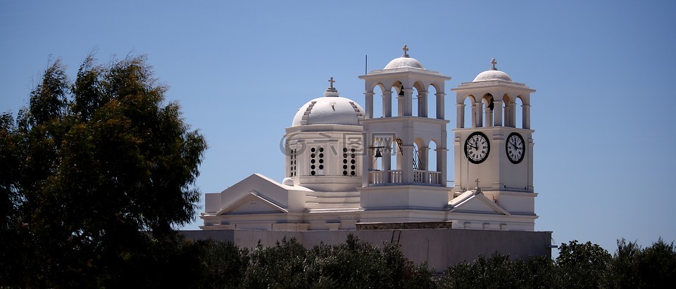 希腊,米洛斯,教堂
