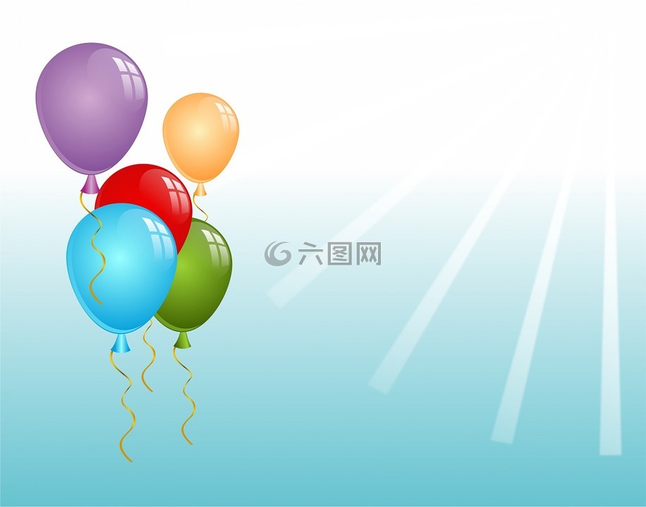 球,卡,假日背景