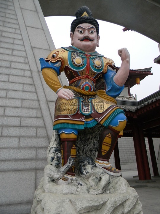 中国,古代,雕像
