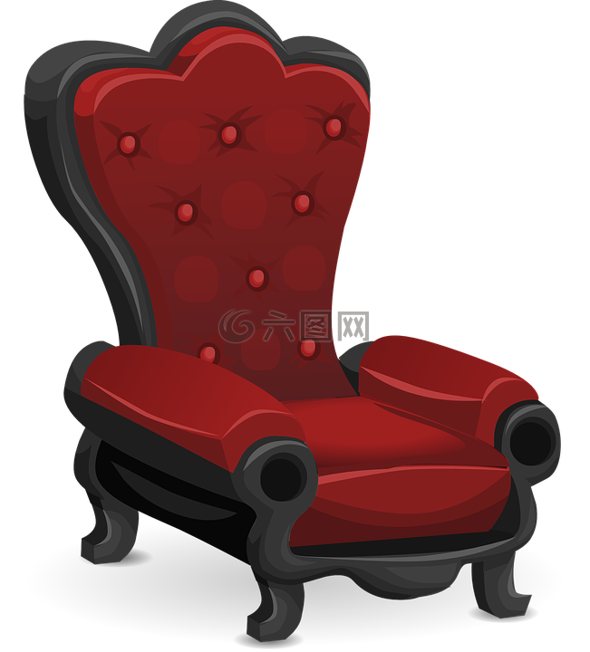 椅子,红色,舒适