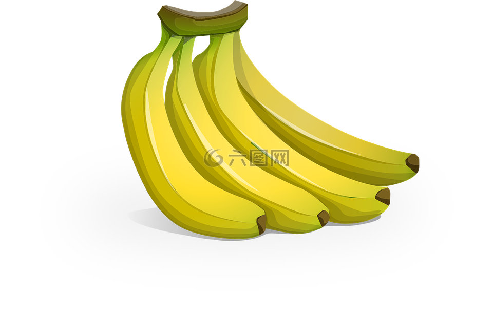 香蕉,水果,黄色