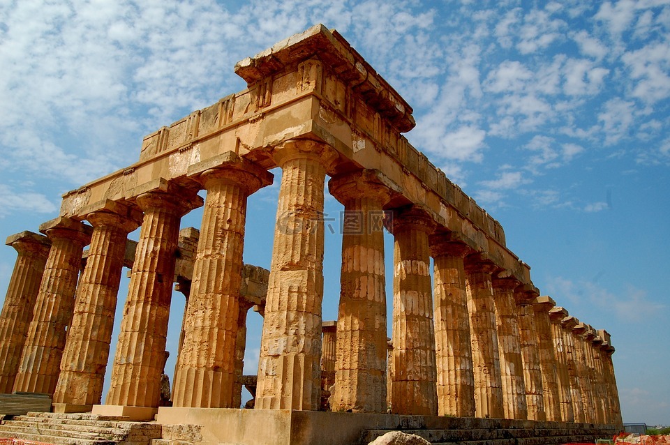 庙,希腊语,远古时代
