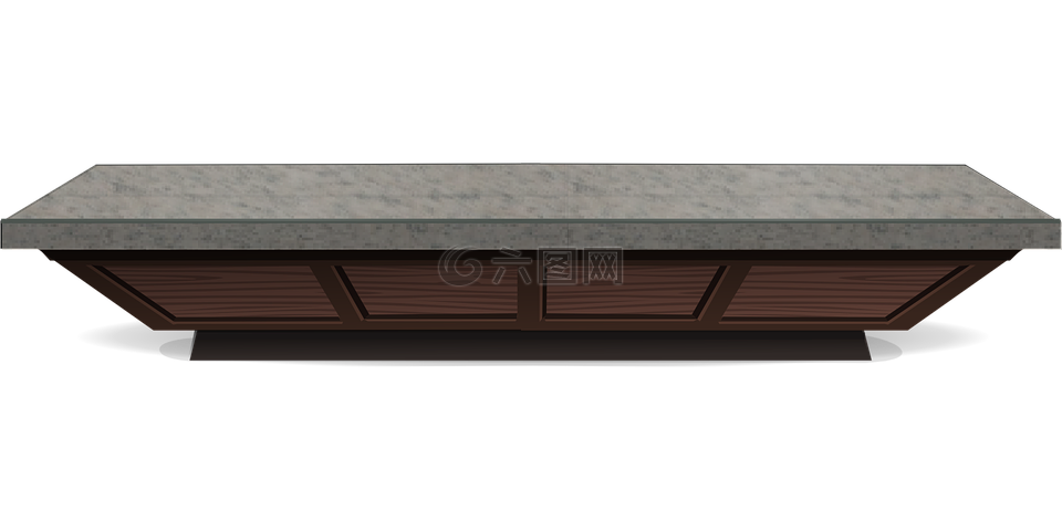 计数器,计数器顶部,木材