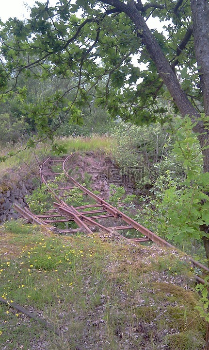 旧曲目,景观,铁路