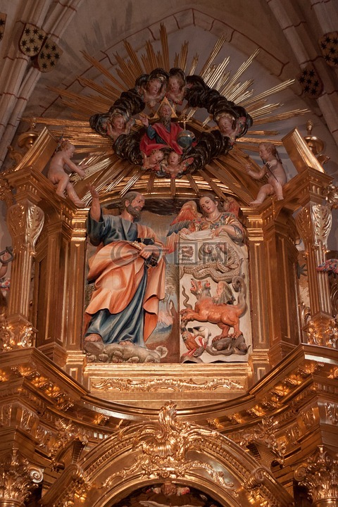 壁画,大教堂圣詹姆斯的方式,教会