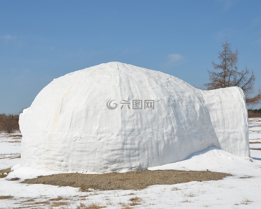 伊格卢,雪,房子