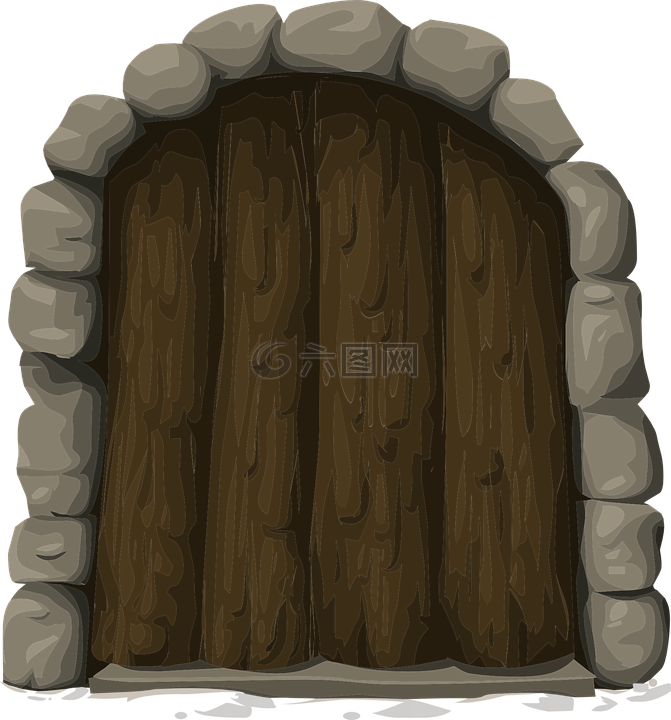 入口,门口,木材