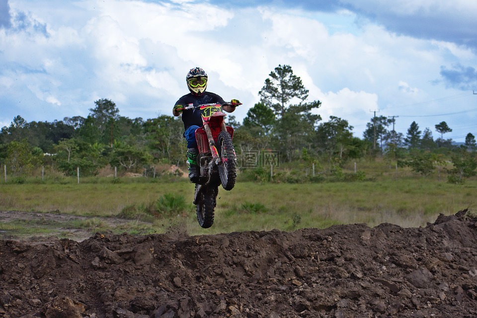 越野摩托車dirtbike騎手