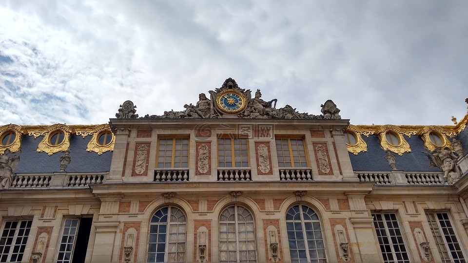 时钟,凡尔赛宫,法国
