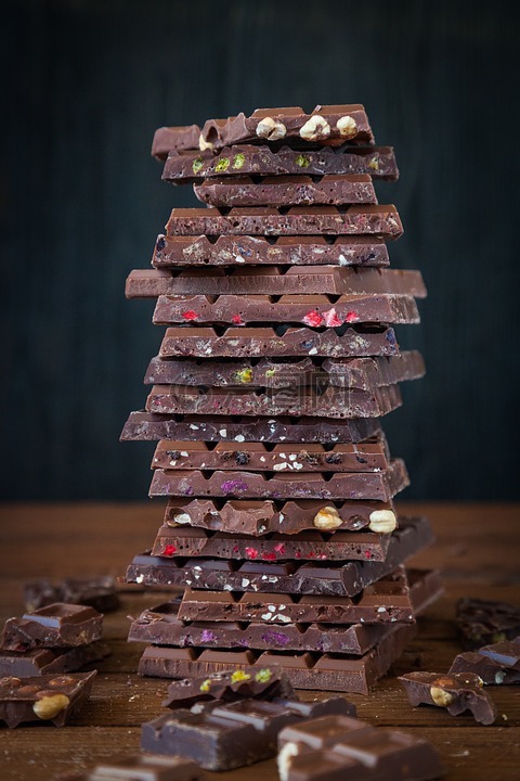 巧克力,丰度,糖果