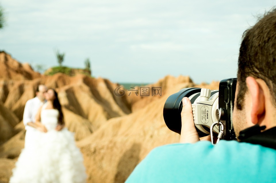 沙漠婚礼,婚纱摄影,婚礼图片