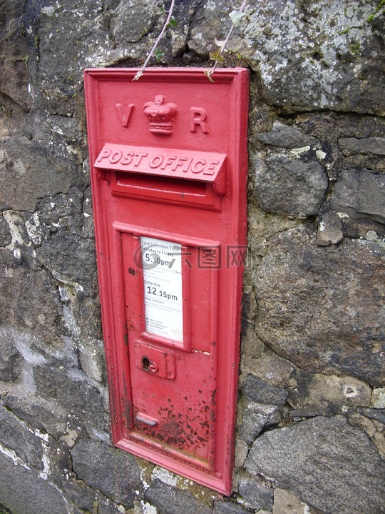 邮政信箱,英国,邮局