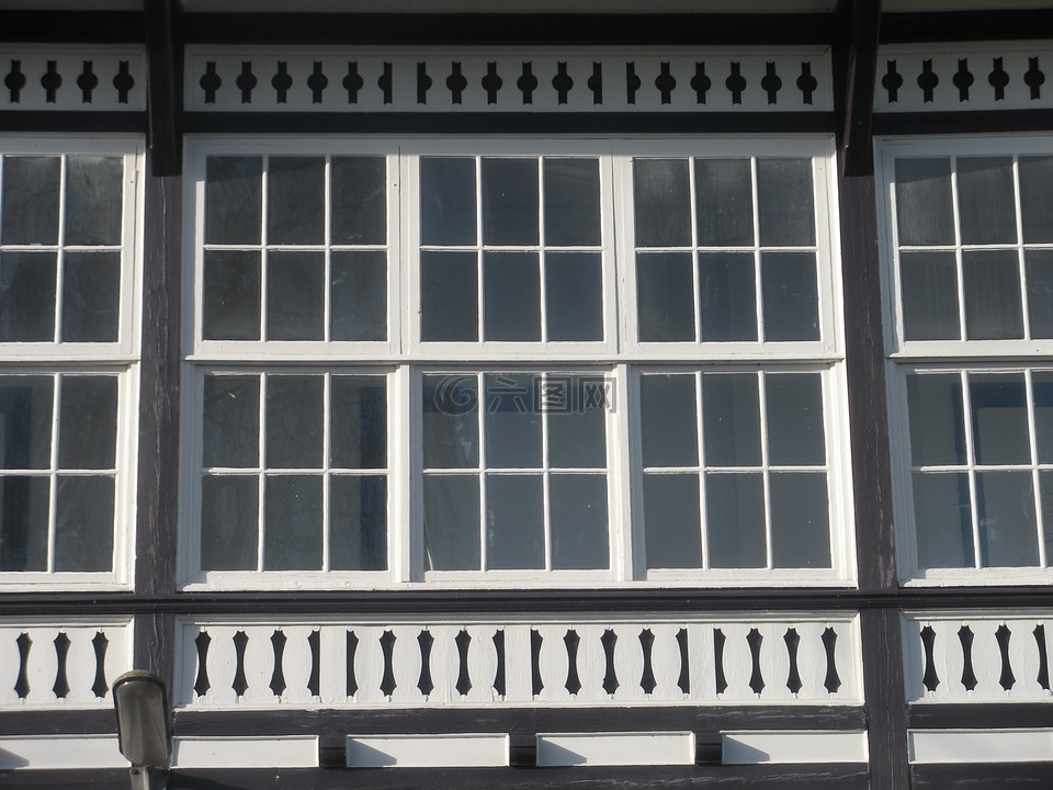 窗口,旧的大厦类型,禁止