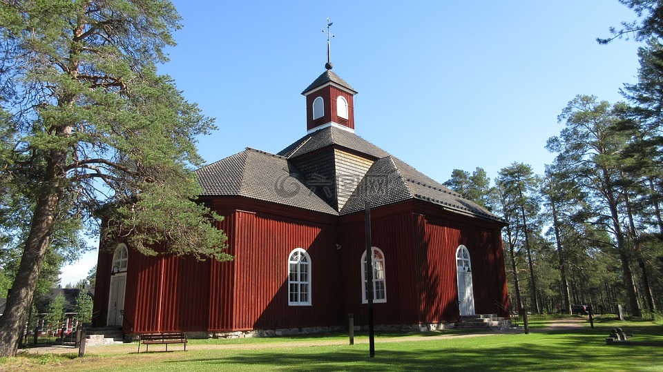 普达斯耶尔维（pudasjärvi）,教堂,芬兰北部
