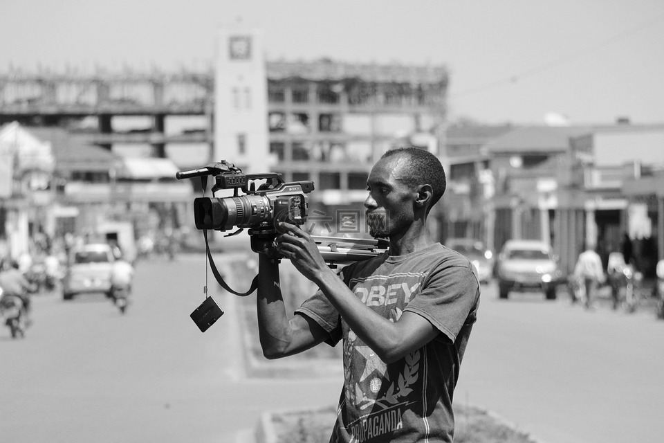 记者,摄影师,乌干达