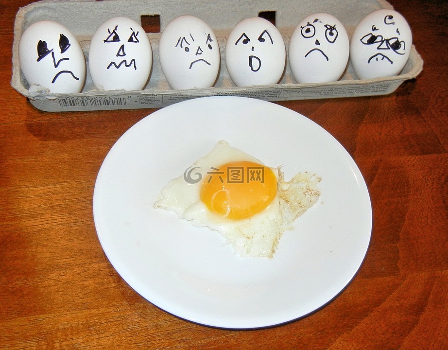 鸡蛋,煮熟的,原