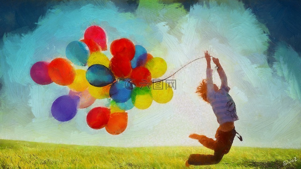 气球,春天,性质