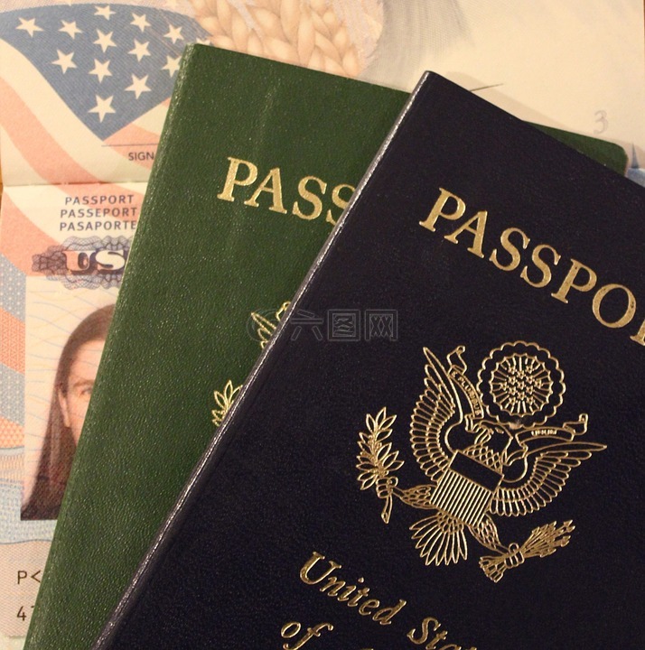 护照,美国,文档