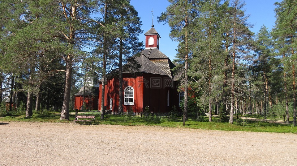 普达斯耶尔维（pudasjärvi）,教堂,福音路德