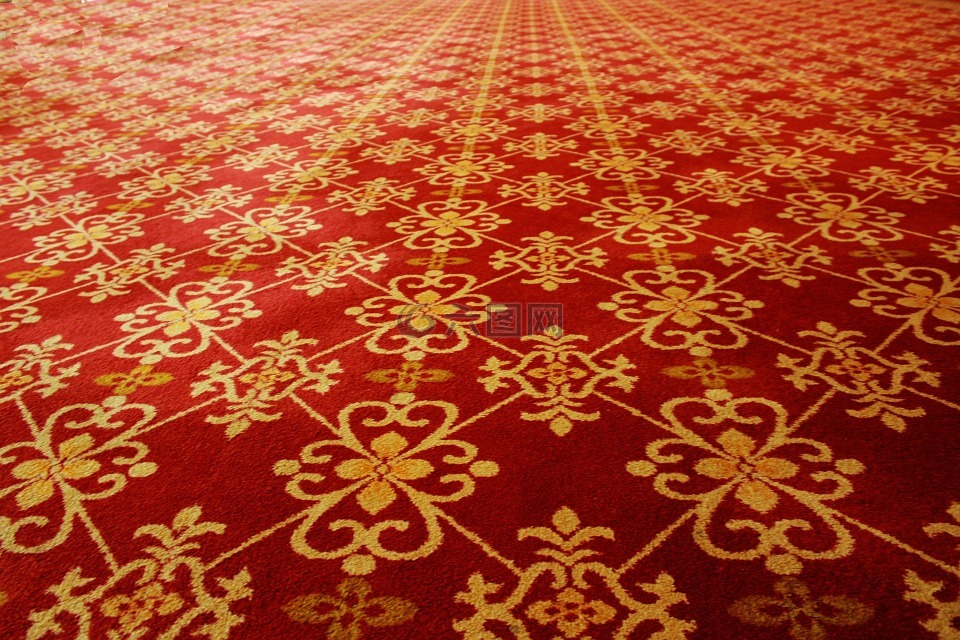 红地毯,地毯,红色