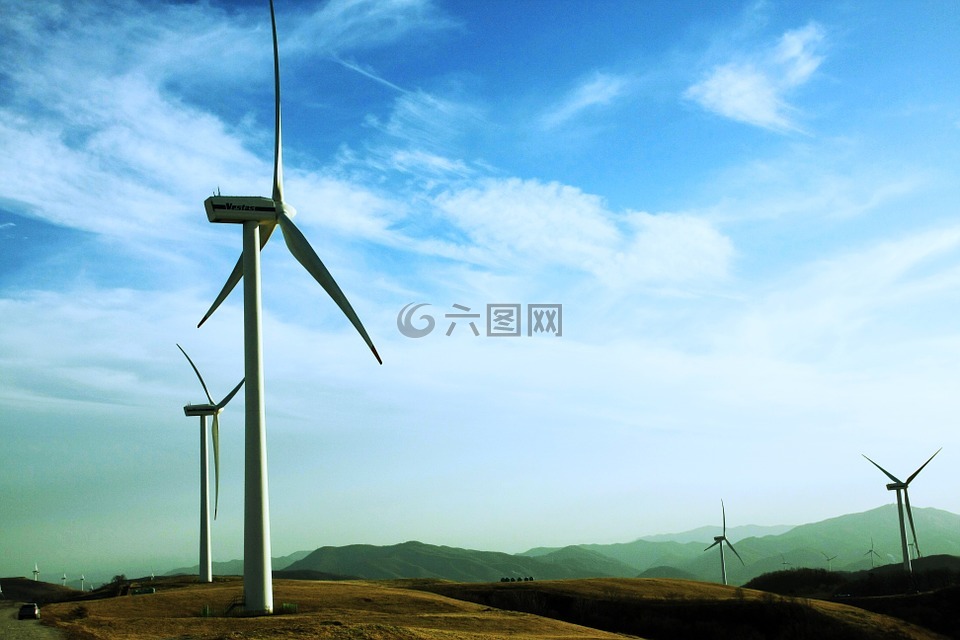 风力发电机组,大关岭,风车