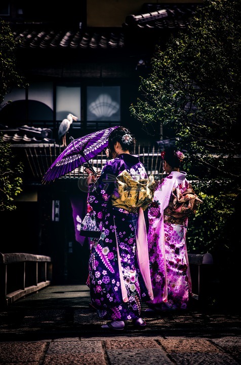 京都,日本,和服