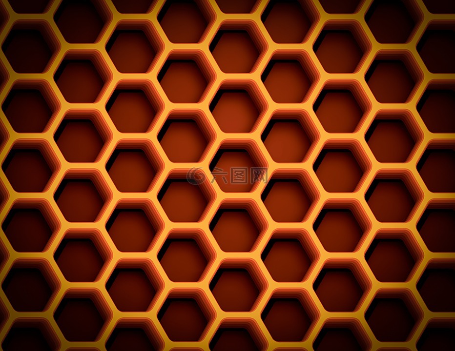 蜂窝,蜜蜂,创意