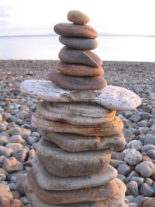 海滩石头stonestack