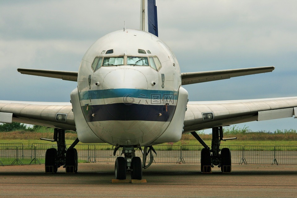 飞机,固定的翼,b 707