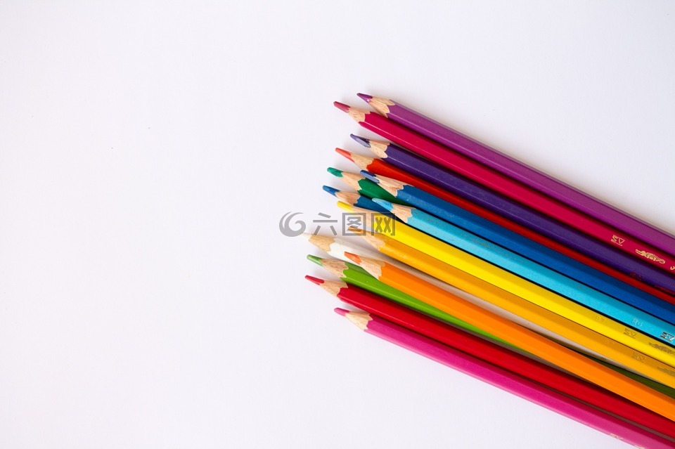颜色,彩色铅笔,设计