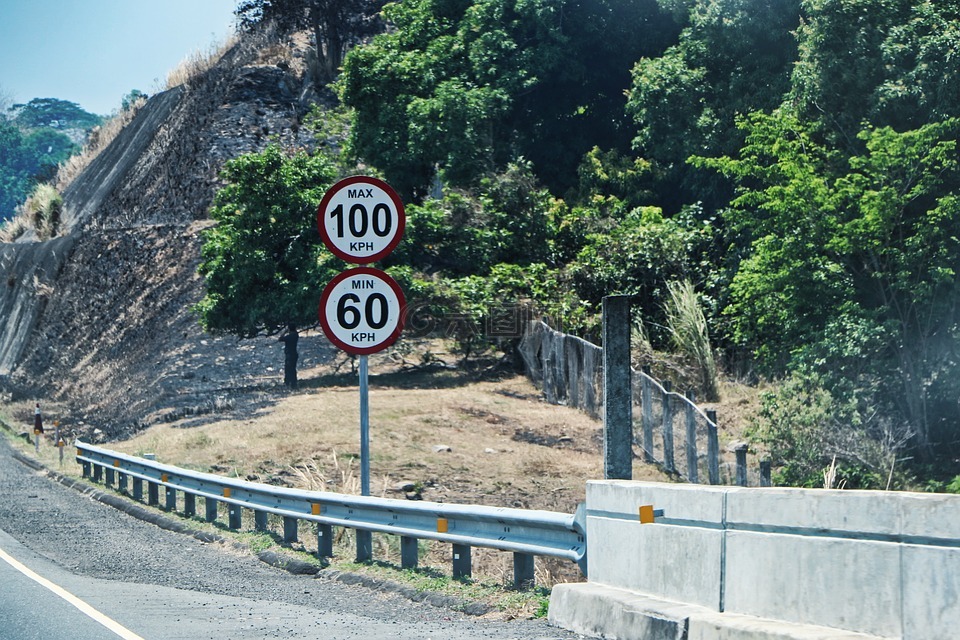 速度标志,交通标志,菲律宾