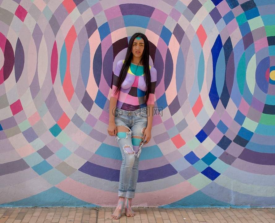 人体艺术,人体彩绘,正文