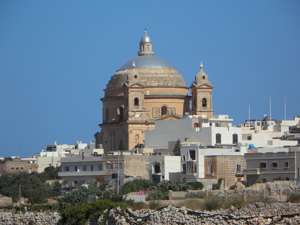 教会,圆顶,马耳他